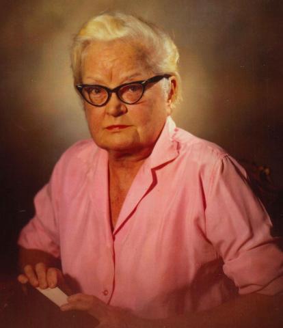 Woman in a pink shirt